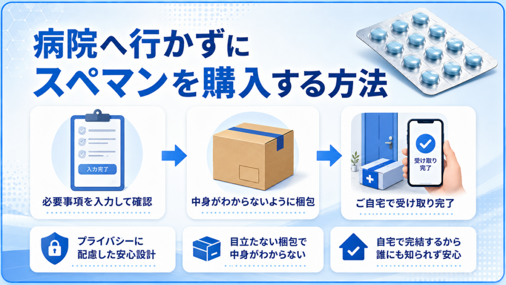 病院へ行かずにスペマンを購入する方法